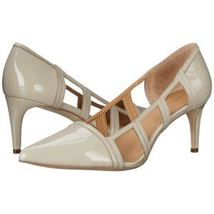 Calvin Klein Beige Patent Heels